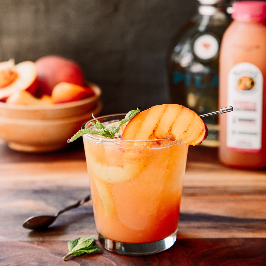 GRILLED PEACH AND GUAVA